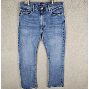 Levis 527 Jeans Mens 36x32 Blue Mid Rise Boot Cut Cowboy Denim